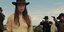 Η Ολίβια Γουάιλντ στα γυρίσματα του «Cowboys & Aliens» / Φωτογραφία Χ