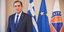 Ο υφυπουργός Κλιματικής Κρίσης και Πολιτικής Προστασίας (αρμόδιος για θέματα Κρατικής Αρωγής) Κώστας Κατσαφάδος