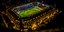 Η «Allwyn Arena» στη Νέα Φιλαδέλφεια σε νυχτερινό πανοραμικό πλάνο με drone