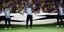 Το σεντόνι του Champions League στο γήπεδο της ΑΕΚ