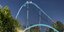 Το τρενάκι «Γολιάθ» στο λούνα παρκ Six Flags στην Τζόρτζια των ΗΠΑ όπου έγινε το τρομακτικό δυστύχημα (AP Photo/Emilie Megnien)