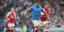 Ο Μπάμπης Κωστούλας στο πρόσφατο ματς της Μπράιτον με αντίπαλο την Άρσεναλ 
