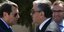 Νίκος Αναστασιάδης & Μουσταφά Ακιντζί (Φωτογραφία: AP Photo/Petros Karadjias