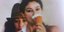 Παγωτό και λιχουδιές από ξυλόφουρνο έτρωγε στα σοκάκια της Πάρου η Μόνικα Μπελού