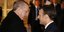 Ρετζέπ Ταγίπ Ερντογάν & Εμανουέλ Μακρόν (Φωτογραφία: Yasin Bulbul/Pool Photo via AP)