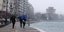 Χιονόπτωση στο κέντρο της Θεσσαλονίκης -Φωτογραφία: Eurokinissi