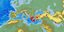 68 σεισμοί σε 34 ώρες στο τρίγωνο Σαντορίνη, Κρήτη, Ρόδος