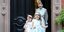 Η Σάρα Τζέσικα Πάρκερ με τις δίδυμες κόρες της. Φωτογραφία: Splash News 