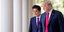 Ντόναλντ Τραμπ και Σίνζο Αμπε στον Λευκό Οίκο/Φωτογραφία: AP