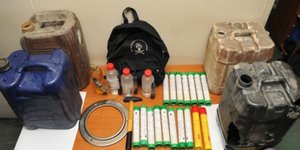 Αυτά ήταν τα πολεμοφόδια των χούλιγκαν στον πόλεμο του ΟΑΚΑ [εικόνες]