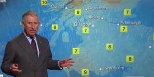 Ο πρίγκηπας Κάρολος παρουσιάζει τον καιρό! [εικόνες+βίντεο]