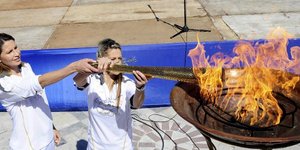 Τελετή παράδοσης της Ολυμπιακής Φλόγας