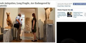 New York Times: Στην Ελλάδα κλέβουν αρχαιότητες λόγω οικονομικής κρίσης