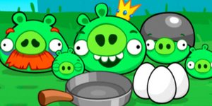 Νέα έκδοση των Angry Birds με πρωταγωνιστές τα...κακά πράσινα γουρούνια