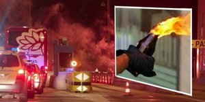 Εστησαν καρτέρι στο πούλμαν του Ολυμπιακού - Επίθεση με πέτρες και μολότοφ