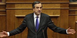 Αντώνης Σαμαράς σε Τσίπρα: «Δεν μασάμε από απειλές»