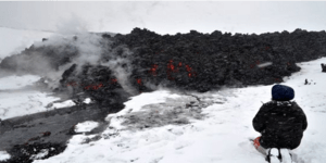 Τι συμβαίνει όταν η λάβα συναντάει τον πάγο [εικόνες]