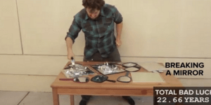 Ανατρέποντας τις προλήψεις: 99 χρόνια ατυχίας σε ένα λεπτό [βίντεο]