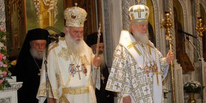 Κοινή λειτουργία του Αρχιεπισκόπου Ιερώνυμου με τον Πατριάρχη Μόσχας (εικόνες)