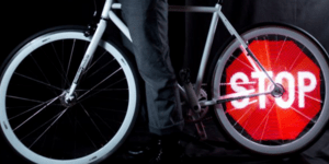 Ρόδες με οθόνες LED προστατεύουν τον ποδηλάτη από απρόσεκτους οδηγούς [εικόνες]