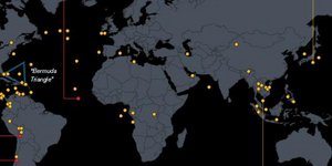 Πού έχουν χαθεί τα περισσότερα αεροπλάνα -Χάρτης με τις εξαφανισμένες πτήσεις απ