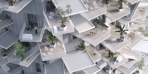 Ετσι θα είναι οι πολυκατοικίες στο μέλλον -Ενα φαντατικό σύμπλεγμα στα λευκά που