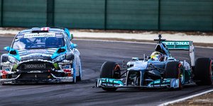 Lewis Hamilton εναντίον Ken Block στο Topgear Festival