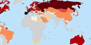 Ο χάρτης του χωρισμού -Ποιες είναι οι χώρες με τα υψηλότερα ποσοστά διαζυγίου [ε
