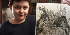 Ενας 11χρονος που αγαπά τα ζώα και τη ζωγραφική – Τα εκπληκτικά έργα τέχνης του 