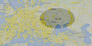 Ο ουρανός της Ουκρανίας άδειασε -Αλλάζει ο χάρτης των αεροπορικών διαδρομών μετά
