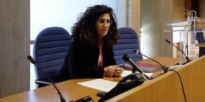 Η κα Καλλιόπη Σπανού