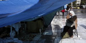 Σύροι πρόσφυγες στο Σύνταγμα (SOOC/ΜΕΝΕΛΑΟΣ ΜΥΡΙΛΛΑΣ