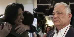 Το σόου Ζωής και Λάμπη Ταγματάρχη στην ΕΡΤ: Αγκαλιές