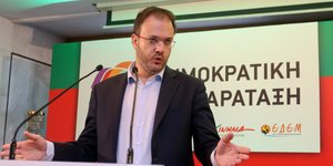 Ο πρόεδρος της ΔΗΜΑΡ Θ. Θεοχαρόπουλος -Φωτογραφία: Intimenews