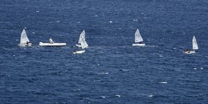 Ανεμοι στο Αιγαίο σήμερα (Φωτογραφία: EUROKINISSI/ΓΙΩΡΓΟΣ ΚΟΝΤΑΡΙΝΗΣ)