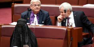 Δεν είναι η πρώτη φορά που η Πωλίν Χάνσον προκαλεί με τις θέσεις της έναντι των μουσουλμάνων (Φωτογραφία: ΑΡ)