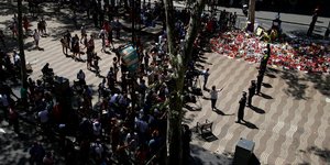 Εικόνα από την τρομοκρατική επίθεση / Φωτογραφία: (AP Photo/Santi Palacios)