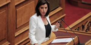 Η Άννα Μισέλ Ασημακοπούλου. Πηγή φωτό: Eurokinissi/ ΚΟΝΤΑΡΙΝΗΣ ΓΙΩΡΓΟΣ