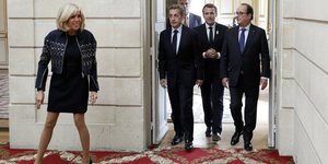Εκπληκτη η Μπριζίτ Μακρόν με τα όσα είπε ο Νικολά Σαρκοζί (Φωτογραφία: AP/ Yoan Valat)