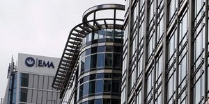 Tο κτίριο του Ευρωπαϊκού Οργανισμού Φαρμάκων στο Λονδίνο/ Φωτογραφία: Frank Augstein/AP