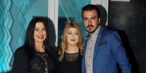 Η Αντζελα Δημητρίου με την κόρη της Ολγα (Φωτογραφία: NDPphoto)