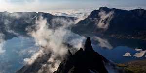To ηφαίστειο Paektu στη μεθόριο Β.Κορέας-Κίνας (Φωτογραφία: ΑΡ)