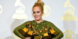 Η βρετανίδα τραγουδίστρια Αντέλ. Φωτογραφία: Chris Pizzello/Invision/AP