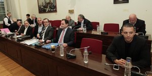Η συνεδρίαση της Εξεταστικής Επιτροπής για σκάνδαλα στην Υγεία -Φωτογραφία: ΧΡΗΣΤΟΣ ΜΠΟΝΗΣ//EUROKINISSI