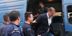 Ενας από τους κατηγορούμενους για την απαγωγή Λεμπιδάκη / Φωτογραφία: ΙnTime news 