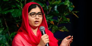 Η Μαλάλα Γιουσαφζάι. Φωτογραφία: AP/Nati Harnik