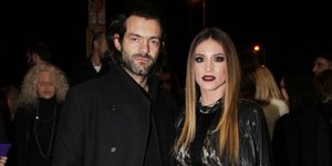 Η Αθηνά Οικονομάκου με το σύντροφό της