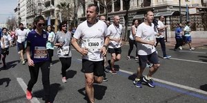 Ο Στ. Θεοδωράκης σε παλαιότερο ημιμαραθώνιο