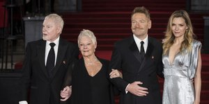 Το καστ της ταινίας«Εγκλημα στο Οριάν Εξπρές» /  Φωτογραφία: (Photo by Vianney Le Caer/Invision/AP)