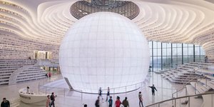 «Το μάτι του Μπινχάι»: Η νέα βιβλιοθήκη της Κίνας. Φωτογραφία: MVRDV